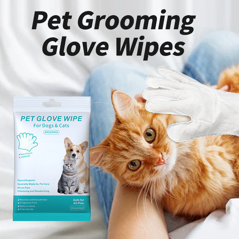 Pet Disposable Gloves Cat Dog Cleaning Dry Cleaning Gloves Pet Products